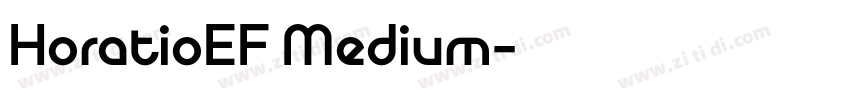 HoratioEF Medium字体转换